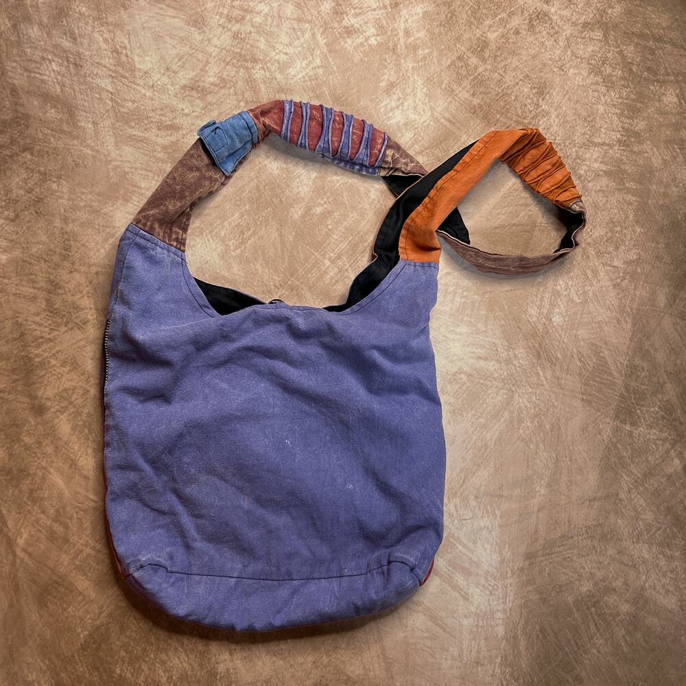 Multicolor Distressed Patchwork Embroidered Owl T… - image 3